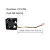 Twinklebay 40x20mm Cooling Fan, Replacement for EFB0412VHD Cooling Fan, 40 x 40 x 20mm with 3Pin 3Wire Connector (DC 12V)
