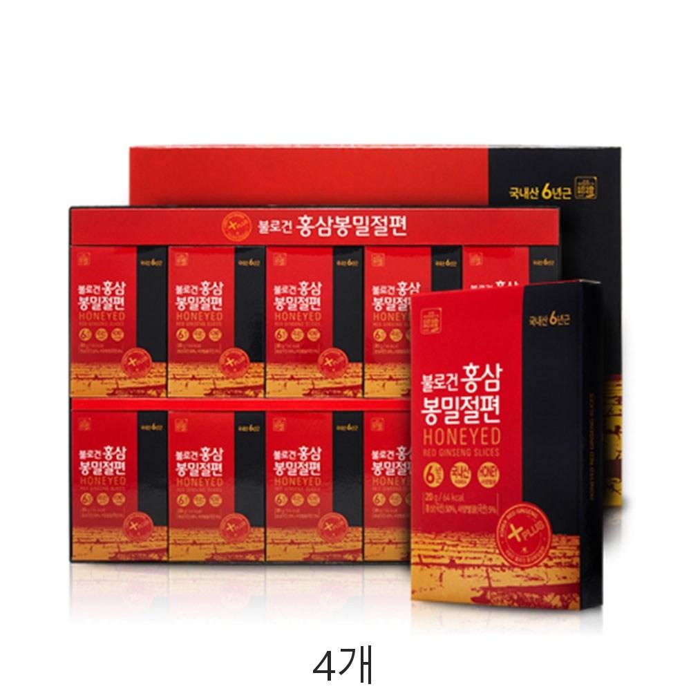 Ginseng Bullogun 6-Year-Old Red Ginseng Slices Ginseng Ginsenoside Liquid Fructose 10 pcs Honey Oligosaccharide Red 10 Packs 4 pcs 200g