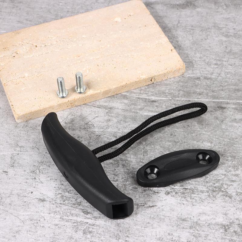 Universal Marine Kanu Kajak Pull Toggle Griff Beiboot Tragegriff T-Griff Mit Kordel Mit Schrauben Kajak Toggle Hand Pull Griff