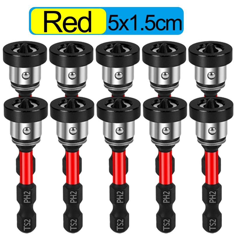 12/1pcs PH2 Hex Shank Magnetic Plasterboard Screwdriver Bit Positioning Batch Head Drywall Locating Screw Bits Drilling Tools