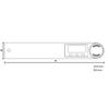 Digitaler Winkelmesser Digitaler Winkelmesser Metrisches Goniometer 360 Grad Edelstahl Rechtwinkliges Geodreieck Messwerkzeug 200 mm