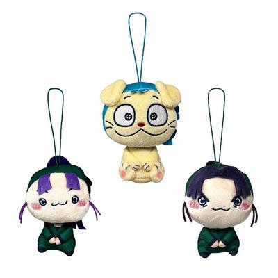 Nintama Rantaro Mochipiko Maskot Prvé vydanie Plyšová hračka Oficiálny tovar Približne. 10 cm (Shioe Bunjiro & Tachibana Senzo & Hemhem)