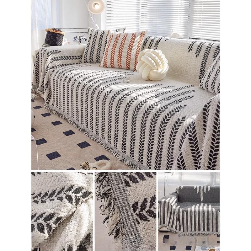 Bankovertrekstof, Licht Luxe, High-end Gevoel, Herfst- en Winter Universele High-end Bankdekenovertrek, Bankhanddoek