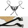 Mode Sexig Butterfly BH Bysthållare Clip Elastisk axelrem