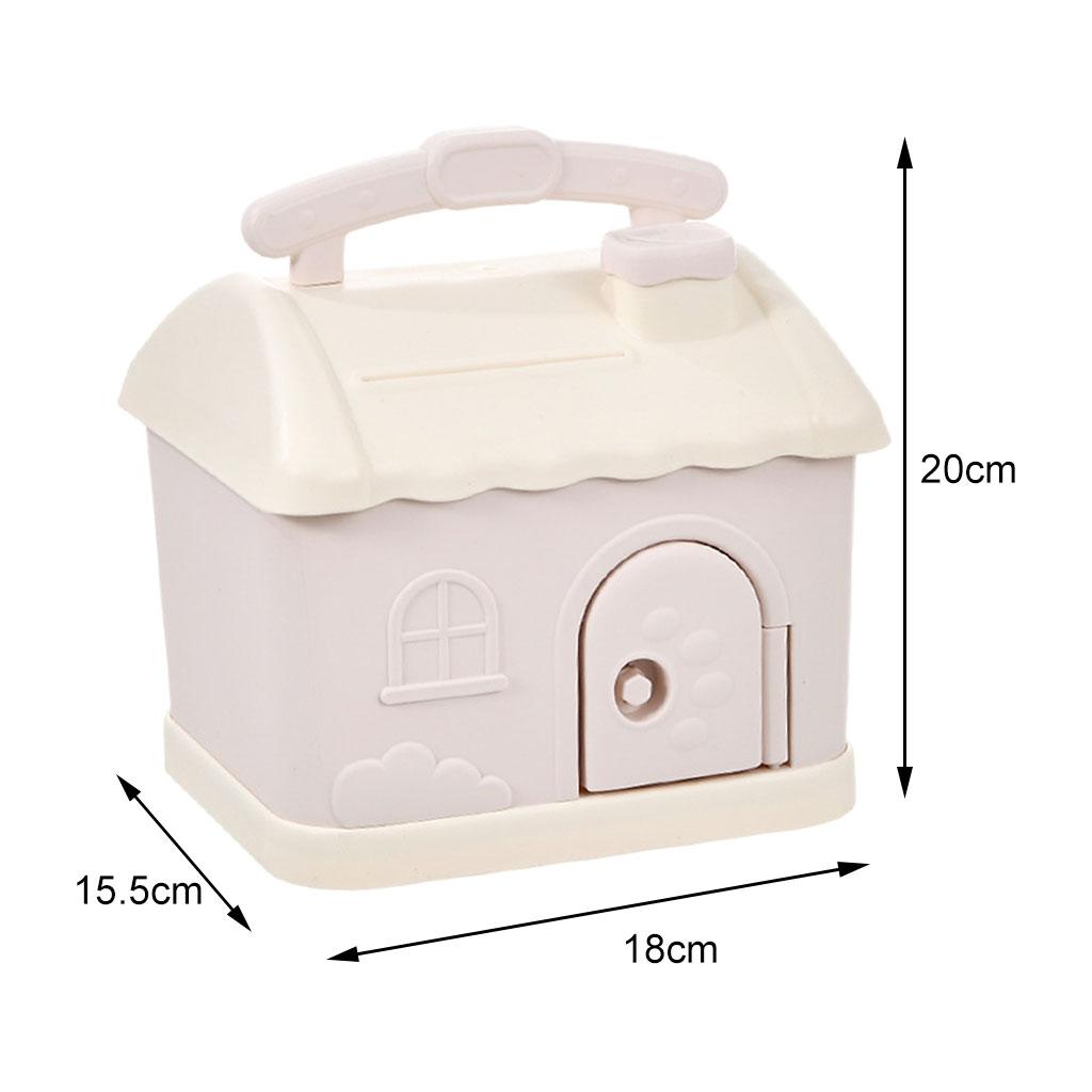 Piggy Birthday with Key Savings Lock and Slot Decor Cute Money Saving Box Coin Jar for