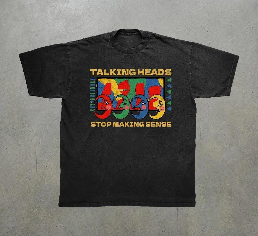 

Talking Heads Stop Making Sense Comfort Colors Tshirt Summer Unisexs and Womens Loose and Breathable Tshirt Top 4XL
