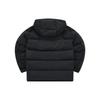 Fila Fusion Culture Solid Logo Hooded Loose Down Jacket Women Outerwear Black T11W342903FBK