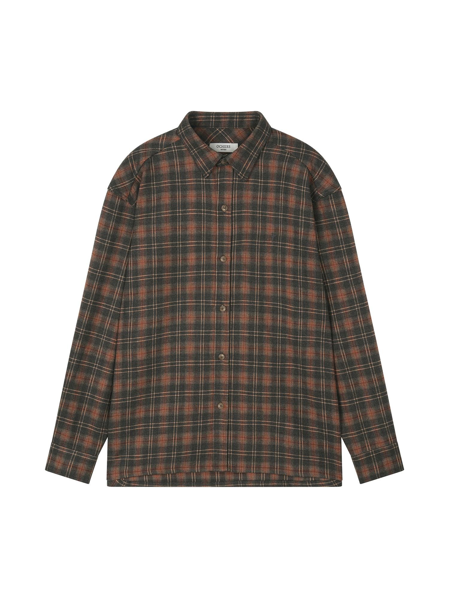 Oakers Check Shirt No. 0001 Calm Red Calm Red/1