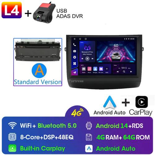 9''Android 14 Car Radio for Toyota Prius 20 2003-2009 GPS Head Unit Car Radio Multimedia Video Player Wifi 8+128G Carplay