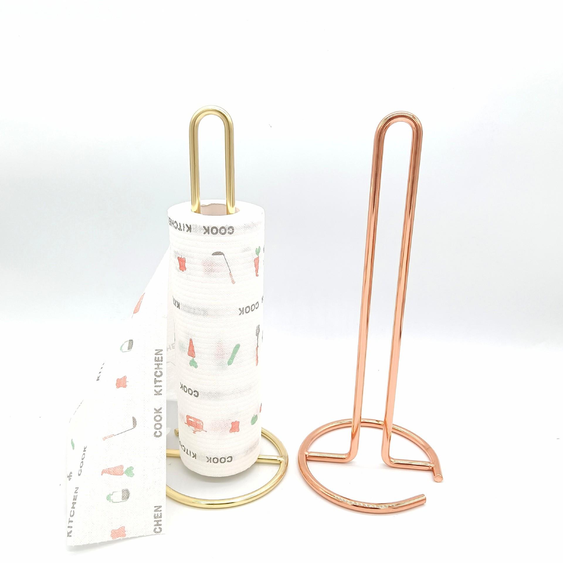 

Скандинавский вертикальный держатель для бумажных полотенец для кухни или гостиной Gold Imitation