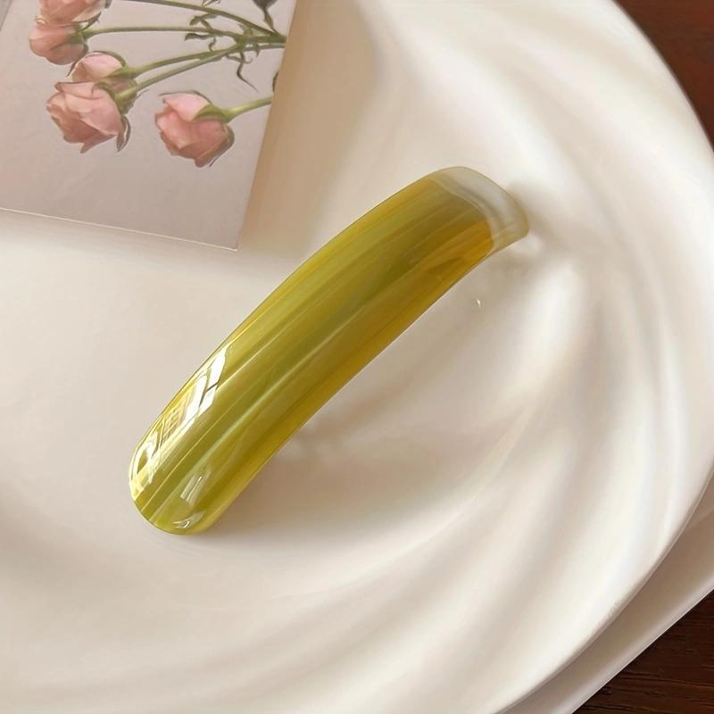 Neue Elegante Acetat-Haarspangen Einfache Geometrische Einfarbige Spangen Haarnadel Damen Haarschmuck