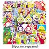 50pcs Cartoon Anime Cute Teletubbies Cartoon Stickers Luggage Laptop Scooter Mobile Phone Car Sticker