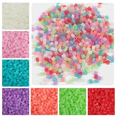 Ungiftiger Yantjouet 5mm Perlen 1000 Stück Leuchten im Dunkeln Eisenperlen für Kinder Hama Perlen DIY Pixel Puzzle Hohe Qualität Handgefertigtes Geschenk Spielzeug
