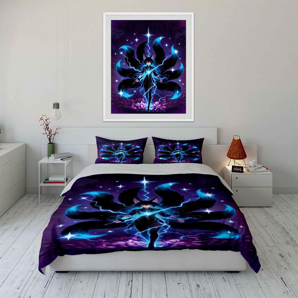 Dark Fox Character Design. Bedding Sets Duvet Cover Sets Duvet Covers Pillowcases(1 * Duvet Cover 2 * Pillowcases Without Duvet Insert)