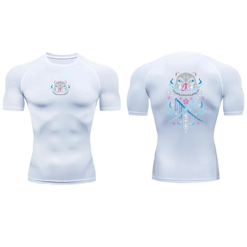 Summer Men's Compression Sports T-Shirt Fitness Top High Quality Fashion Casual Street Clothing Harajuku Sweat Absorbing Tight Ultra-Light Tees
