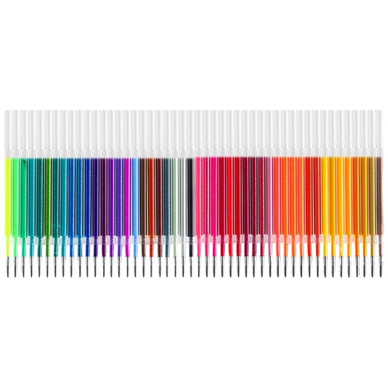 Sparkling Gel Inks Refill Cartridges 1.0MM Assorted Color For Journal Planner Scrapbooking Doodling Note Taking Drawing