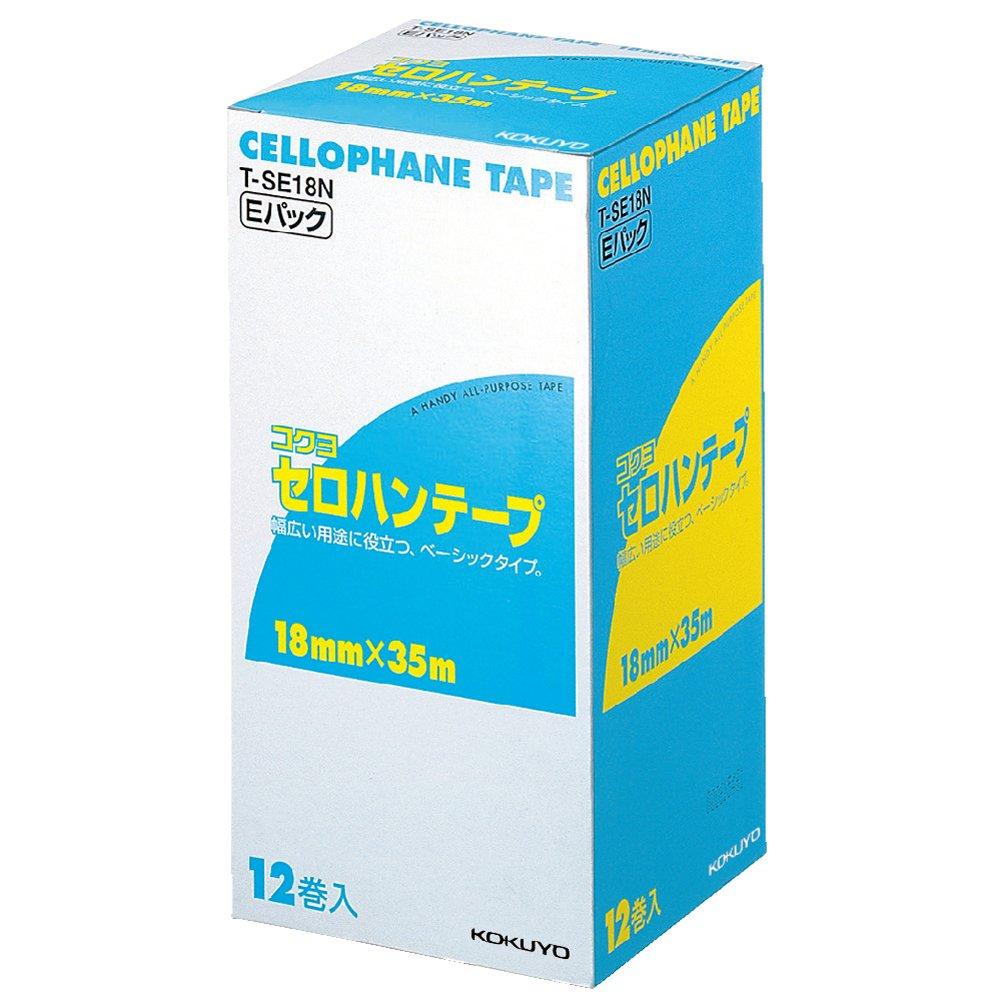 

KOKUYO Sellotape Large Roll Value E Pack 18mm 12 rolls T-SE18N