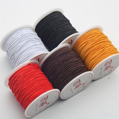 Polyester Core-Spun Elastic Cord for DIY Jewelry: Handmade Bracelet & Necklace Weaving, Pendant Accessories