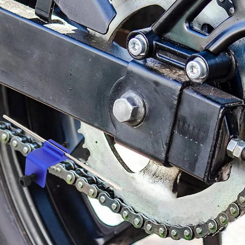 Universal Motorcycle Chain Alignment Tool Fast and Accurate Motorcycle Chain Alignment Aluminium Sprocket Chain Adjustment Tool