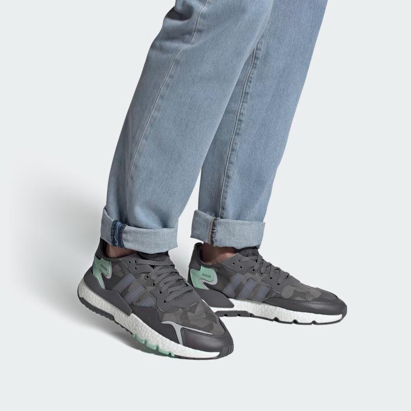 Adidas Adidași Originals Nite Jogger 'Gri Verde Alb' FV1311