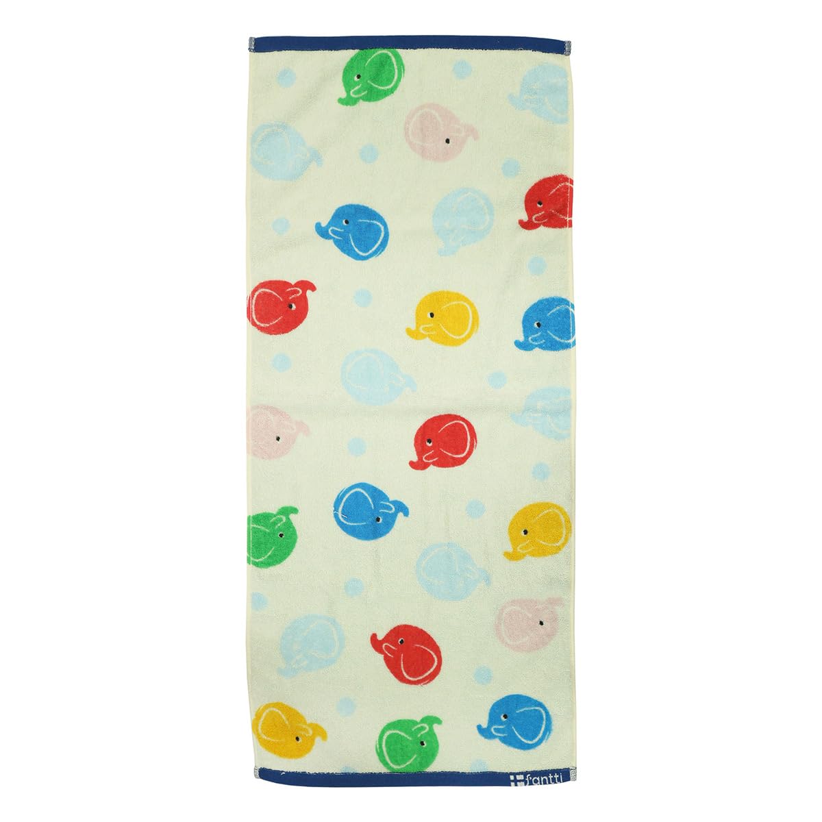 

Marushin Fanti Colorful Character Face Antibacterial and Odor 0825000300 Towel, 100% Cotton, Resistant,