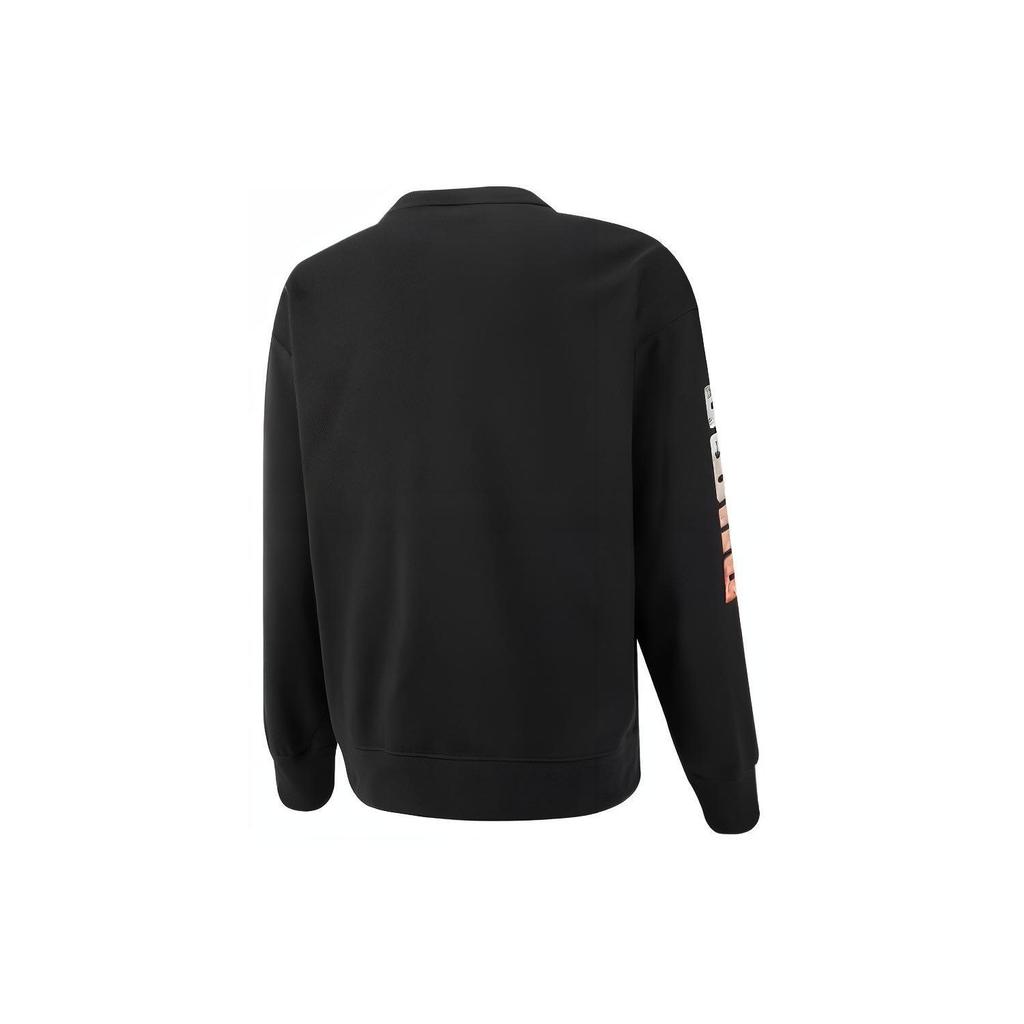PUMA Sweatshirts Men's Black Crew Neck Moderate Regular 539699-01