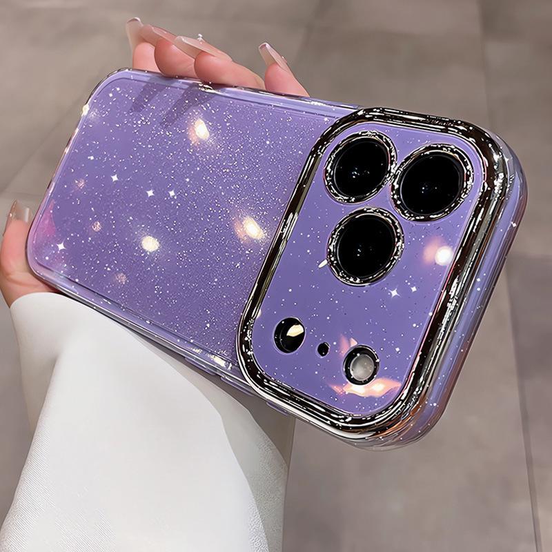 Jelly Glitter Instant iPhone 16 Pro Max Case - Large Window, Apple 17 Celebrity Protective Cover