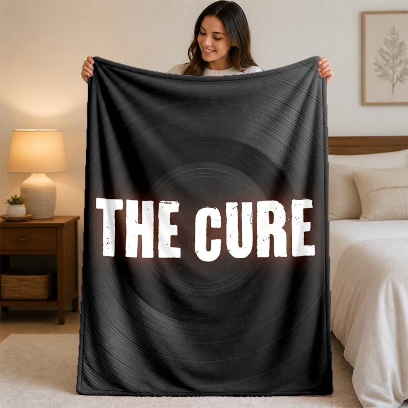 The Cure Print Flaneldecke Gemütliche Leichte Plüschdecke für Bett Sofa Haushalt