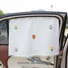 Fresh Style Car Sunshade Curtain Heat Insulation Absorption Suction Cup Type Automobile Window Blind Fashion Car Accessories