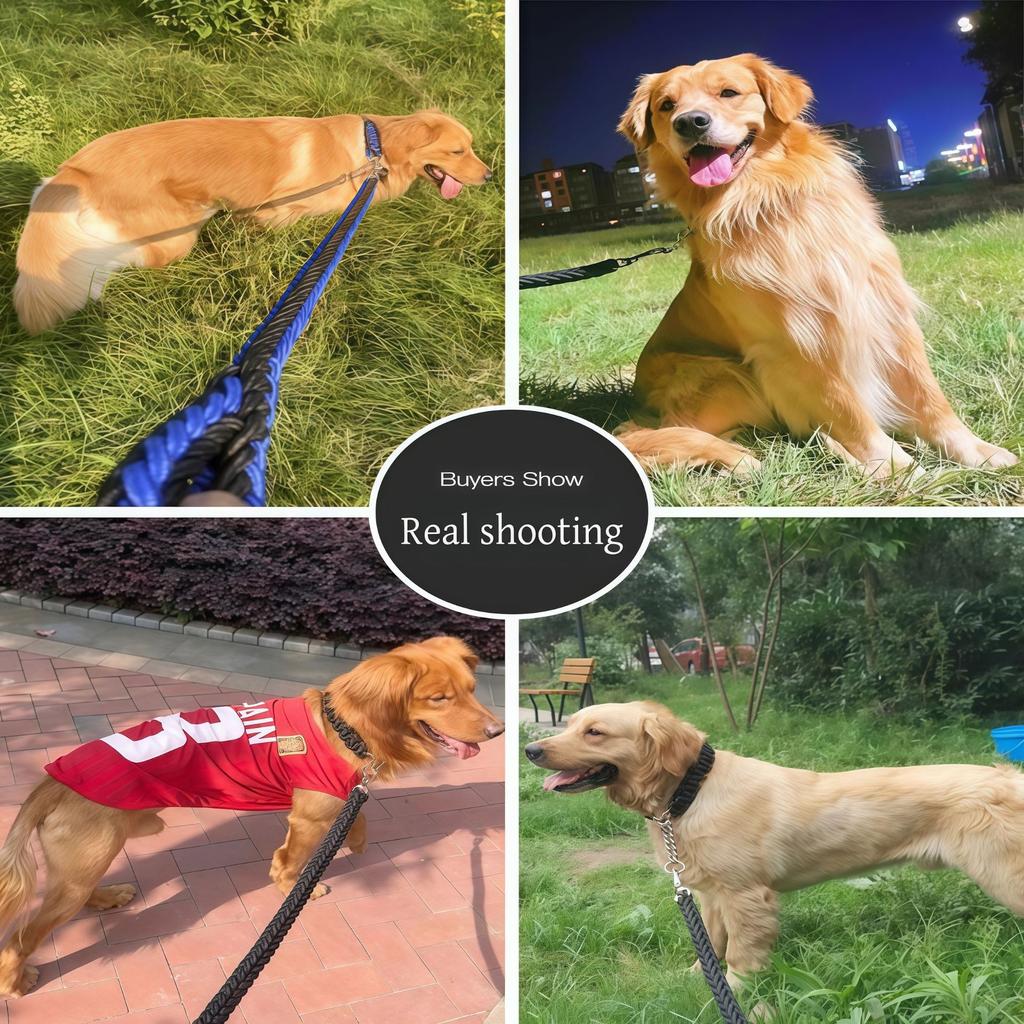Pet Leash Medium and Large Dog Leash Bold Reinforced Leash Giant Dog Walking Leash Pet Supplies