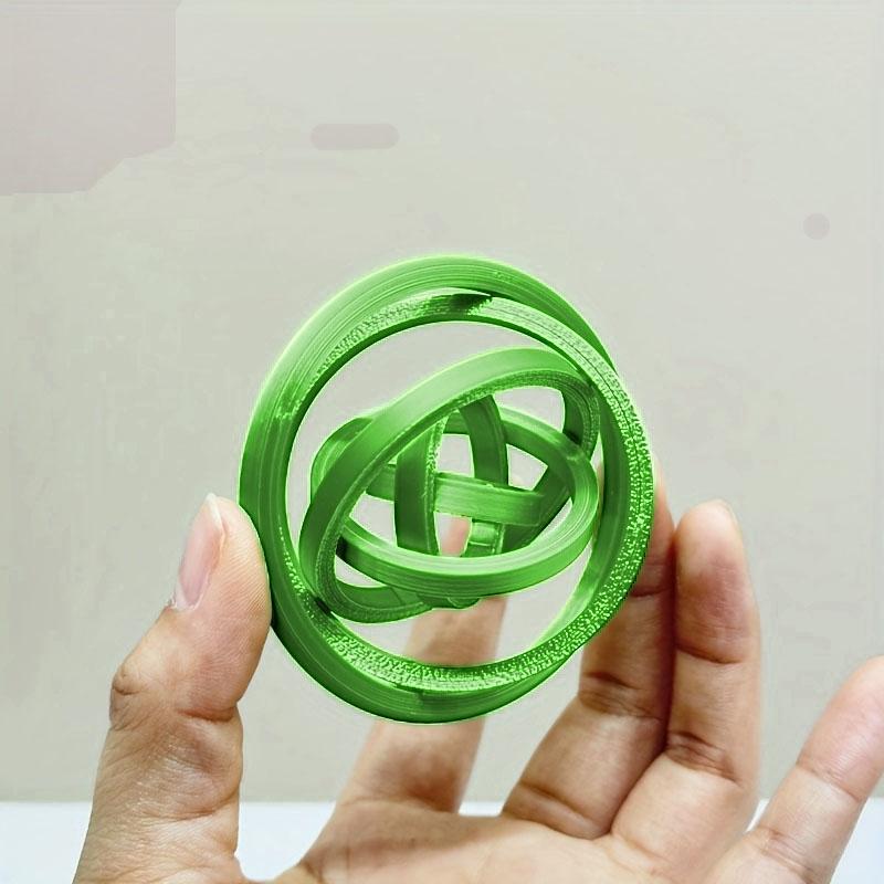 3D Printed Spiral Stress Relief Disk Creative Puzzle Ring Interstellar Novelty Toy Stress Relief Tool