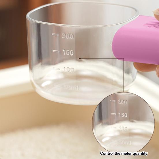 Measuring Spoon with Storage Box And Removable Handle Clear Scale Miscellaneous Grain Spoon Bean Tea Sugar Barista Tools