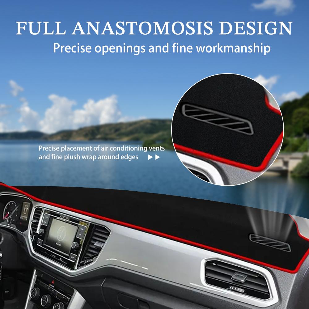 Car Dashboard Cover Avoid Light Pad Instrument Platform Cover Mat Carpet Accessories For Honda Accord 2008-2013