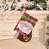 Retro Plush Christmas Stockings Gift Bags - Holiday Decorations & Gift Bags