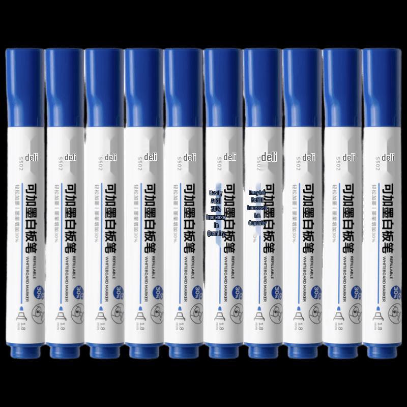 Deli Refillable Whiteboard Marker Pen