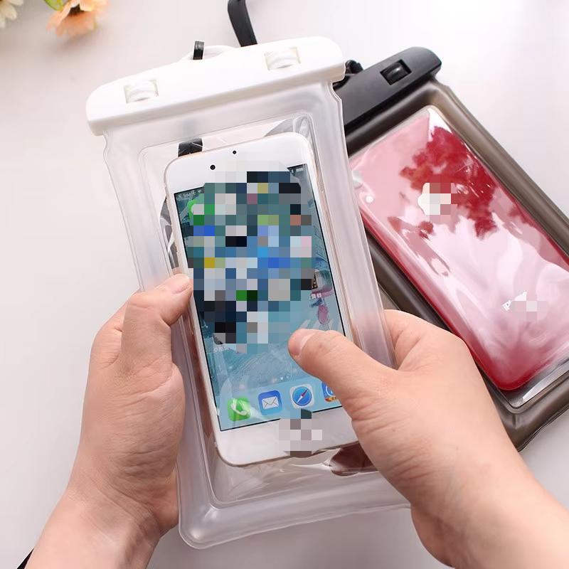 Univerzální vodotěsné pouzdro na telefon pro plavání, potápění, podvodní fotografování, utěsněné poutko, ochrana proti ztrátě, úložná taška, organizace