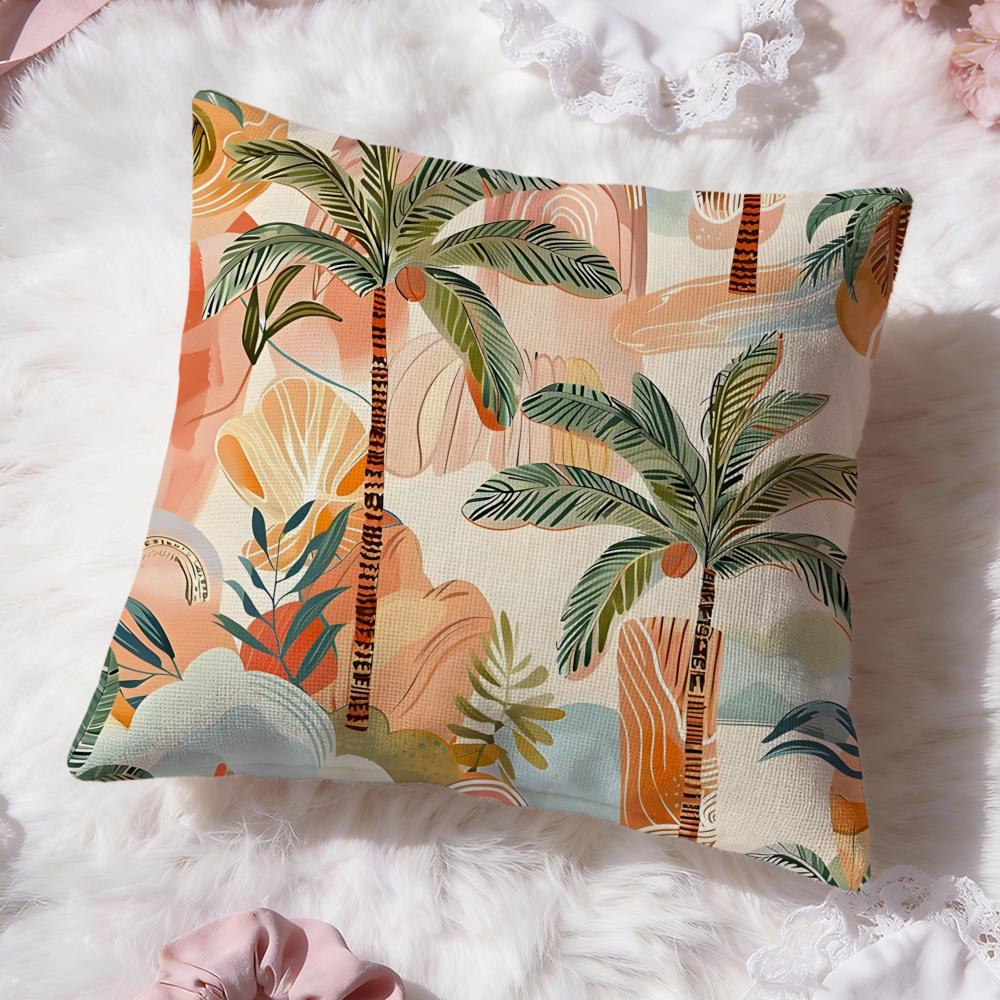 Tropical Fruit Texture Cushion Cover Premium Comfort Reversible Pillow Cove Two In One Design for Any Room Car Interior