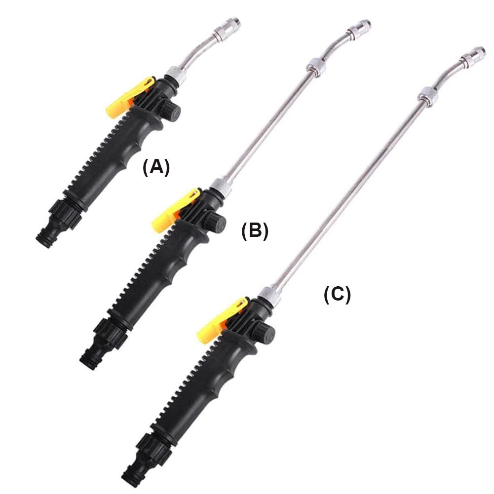 High Pressure Washer Gun Adjustable Garden Hose Nozzle Water Nozzle for Watering Garden Washing Car and Showering Pet