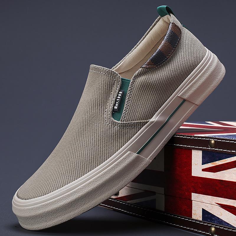2026 Spring Men's Versatile Korean-Style Low-Top Canvas Skate Shoes