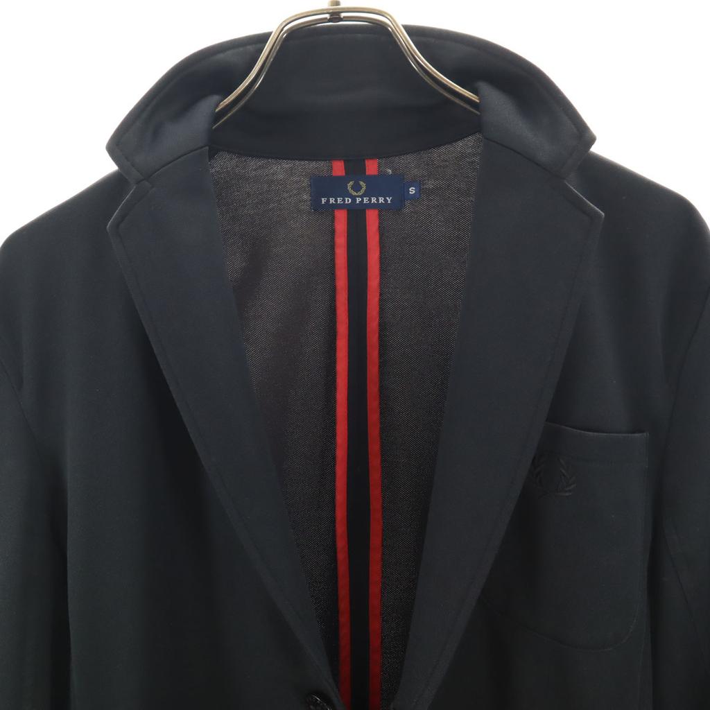 FRED PERRY Jersey tailored jacket S black Men's Used