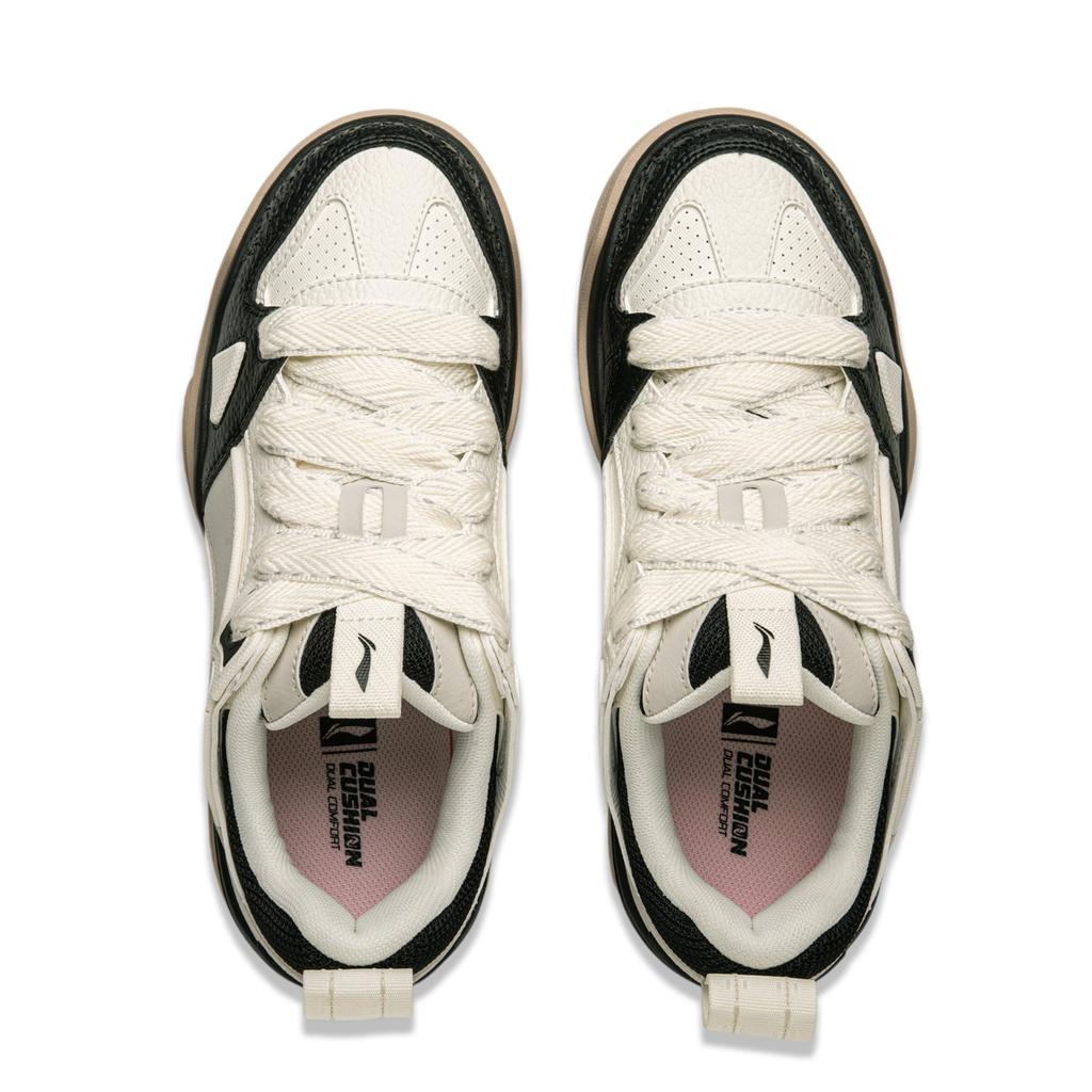 Li Ning Journey 2.0 V2 Casual Fashion Versatile Thick Sole Slimming Bread Shoes Height Increasing Low Top Skate Shoes Men sneaker AGCU361-3