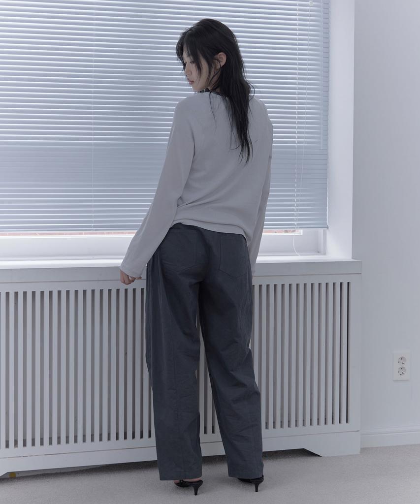 Haebeueoweil Essential Cotton Pants (Dg)
