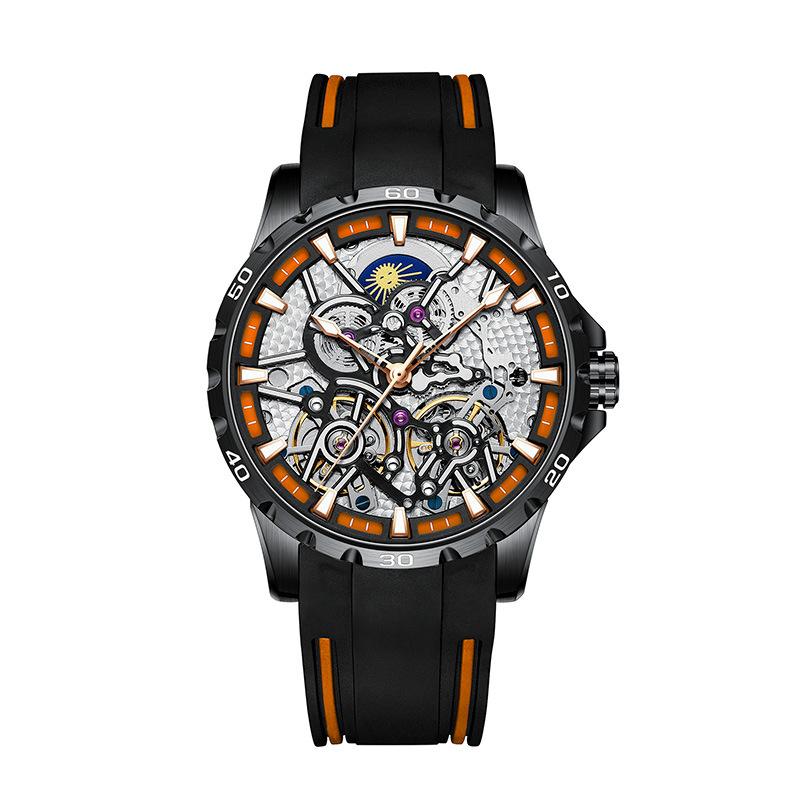 AILANG New Swiss Genuine Watches Double Tourbillon Automatic Mechanical Watches Men Waterproof