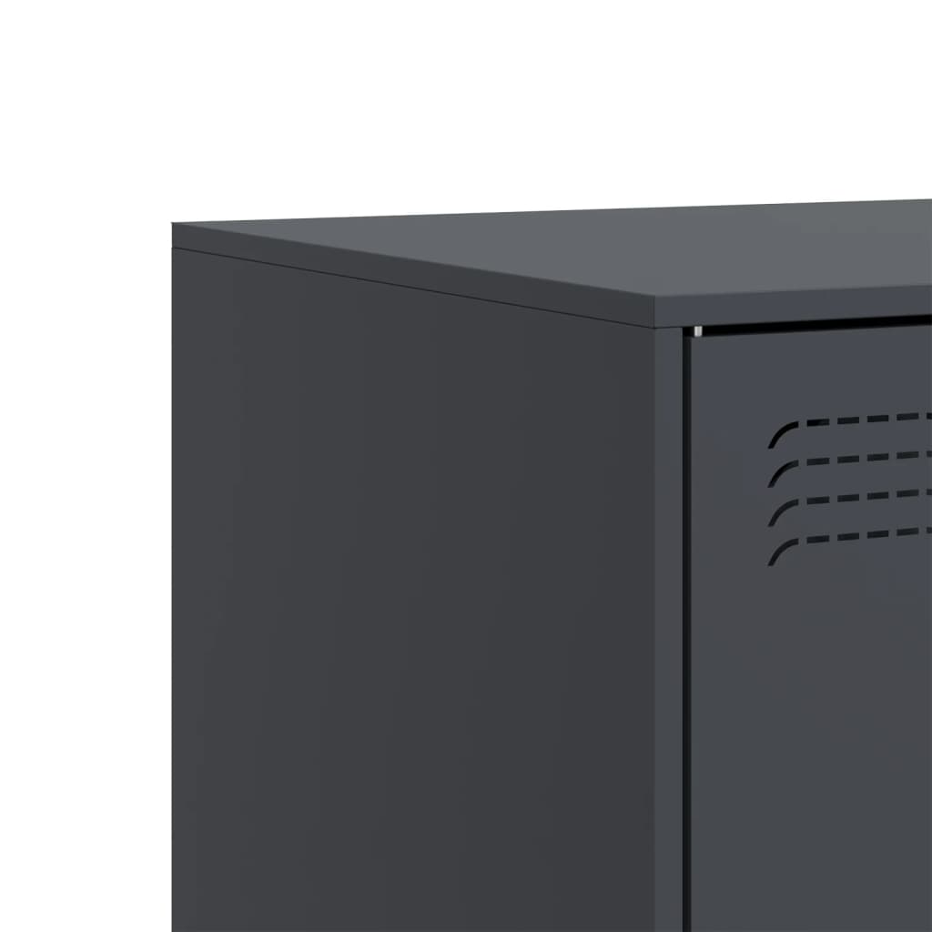 TV Stand Anthracite 99 x 39 x 44 cm Steel