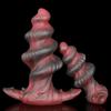 Liquid Silicone Unisex Wearable Threaded Anal Plug for Easy Insertion, Massage, and Pleasure