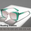 New Large-Frame Farsighted Glasses High-Definition Blue Light Blocking Reading Glasses  Neutral Fashionable Presbyopia Glasses