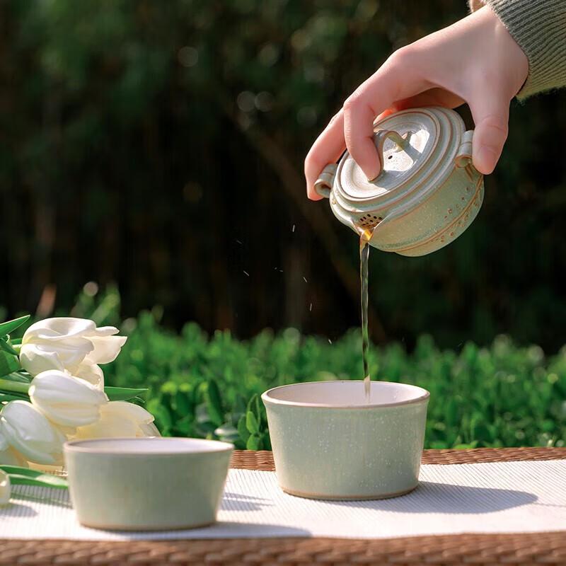 Wanqiantang Ceramic Portable Travel Tea Set
