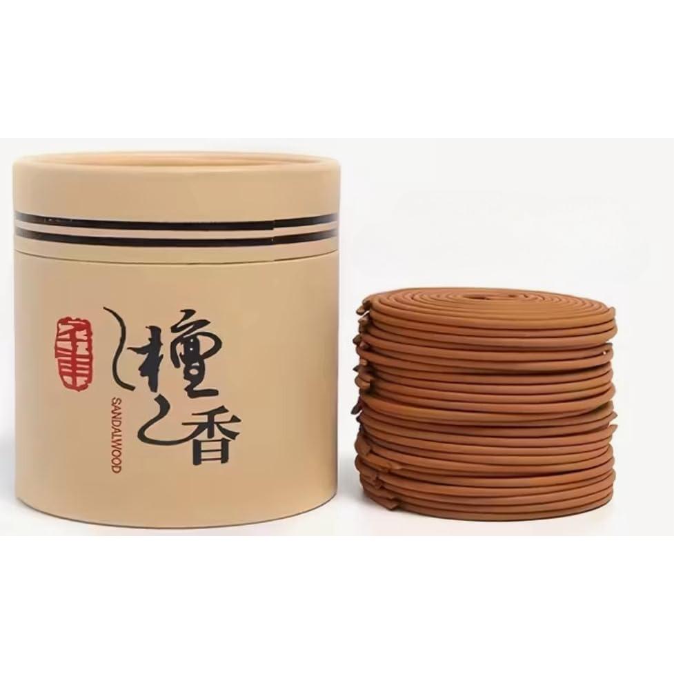 The ultimate sandalwood that will calm your mind, sandalwood incense coil, 48 rolls, incense, incense stick, purification, aroma, space purification,