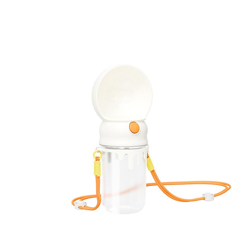 Portable Pet Water Bottle with Strap, Outdoor Travel Water Feeder for Dogs Cats