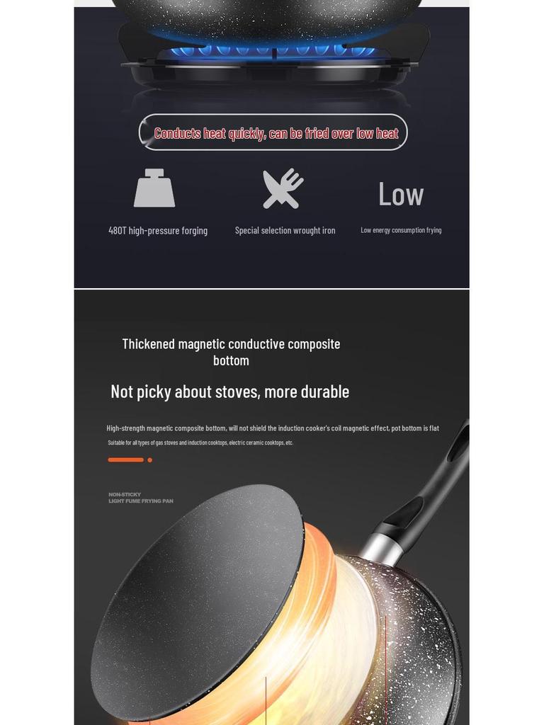 Maifanstein Non-Stick Stekepanne for Alle Koketopper – Ideell for Pannekaker og Gyoza